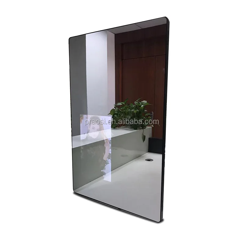 Smart Interactive Magic Mirror Tv Lcd Display Screen Advertising Mirror