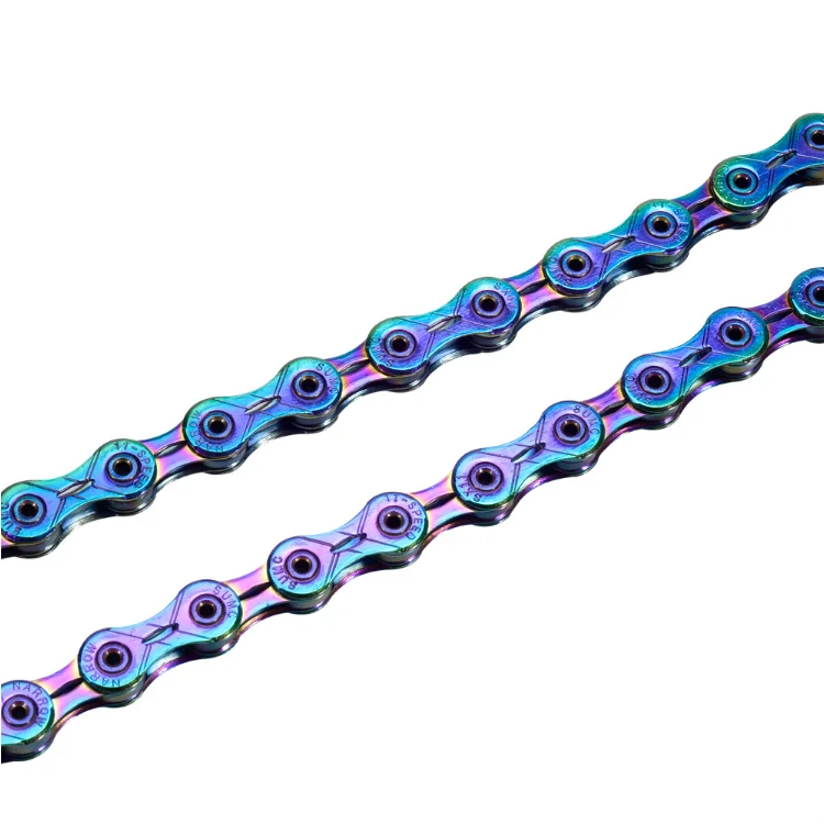 Sumc 9/10/11/12 Speed Colored Bicycle Chain Full Hollow Mountain/road ...