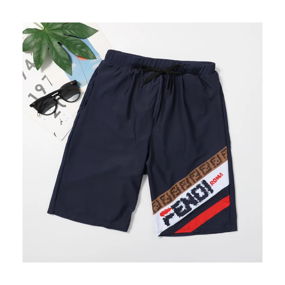 

2021 fendys OEM beach pants swiear & mwbeachwear men's waterproof suits bathing suits trajes de bano roupas fendding men's suits, Solid