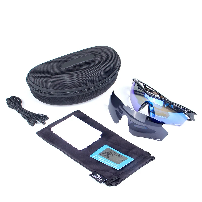 

OEM Custom Sports Eyewear Sunglasses Case Gift Mountain Bike Cycling Biker Sunglasses For Men Women, Picture shows