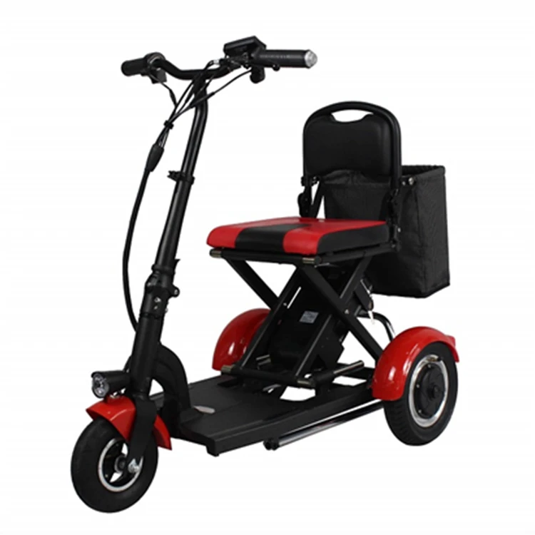 

3 Wheel Foldable Cheap Mobility Adult Kick Moped E Scooter Electric Tricycles Handicapped Scooters For Sale