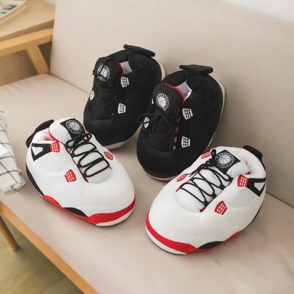 

Winter Season Funny Sport Warm Sneaker Style Indoors Slippers, Customized color