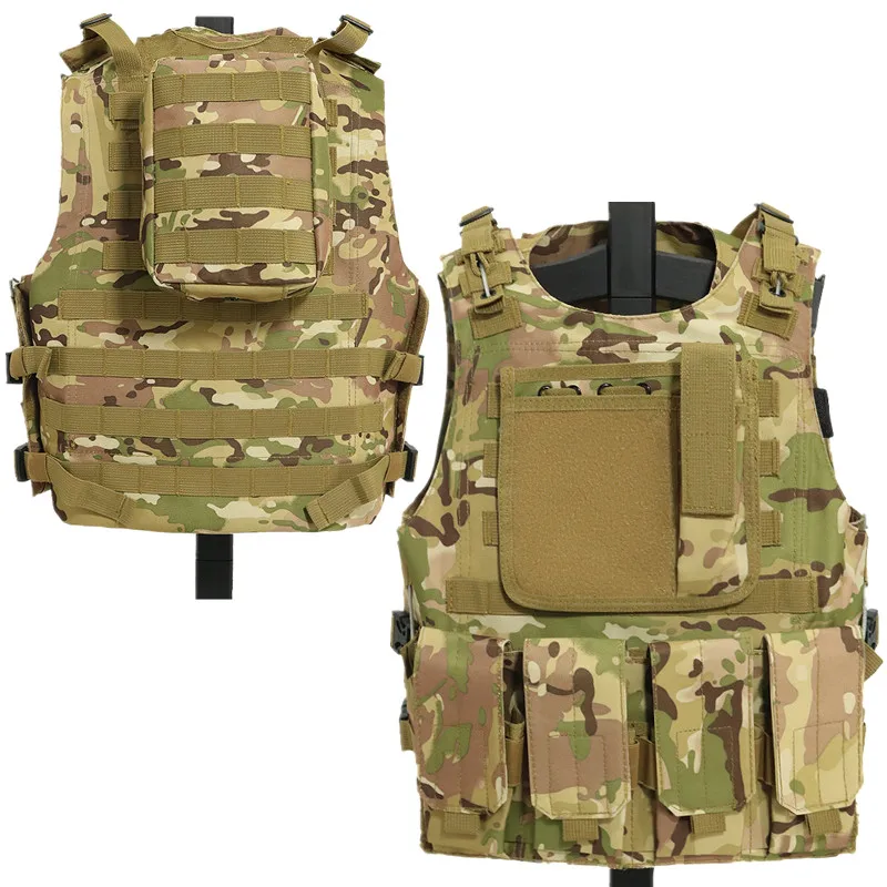 Tactical CS Game Assault Molle Vest Outdoor Hunting Camouflage Combat Security Vest