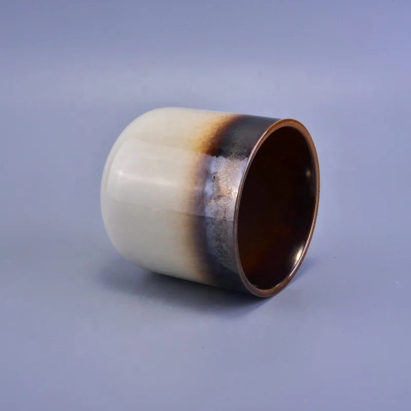 400ml Cylinder ceramic candle jar votive candle vessel home decor