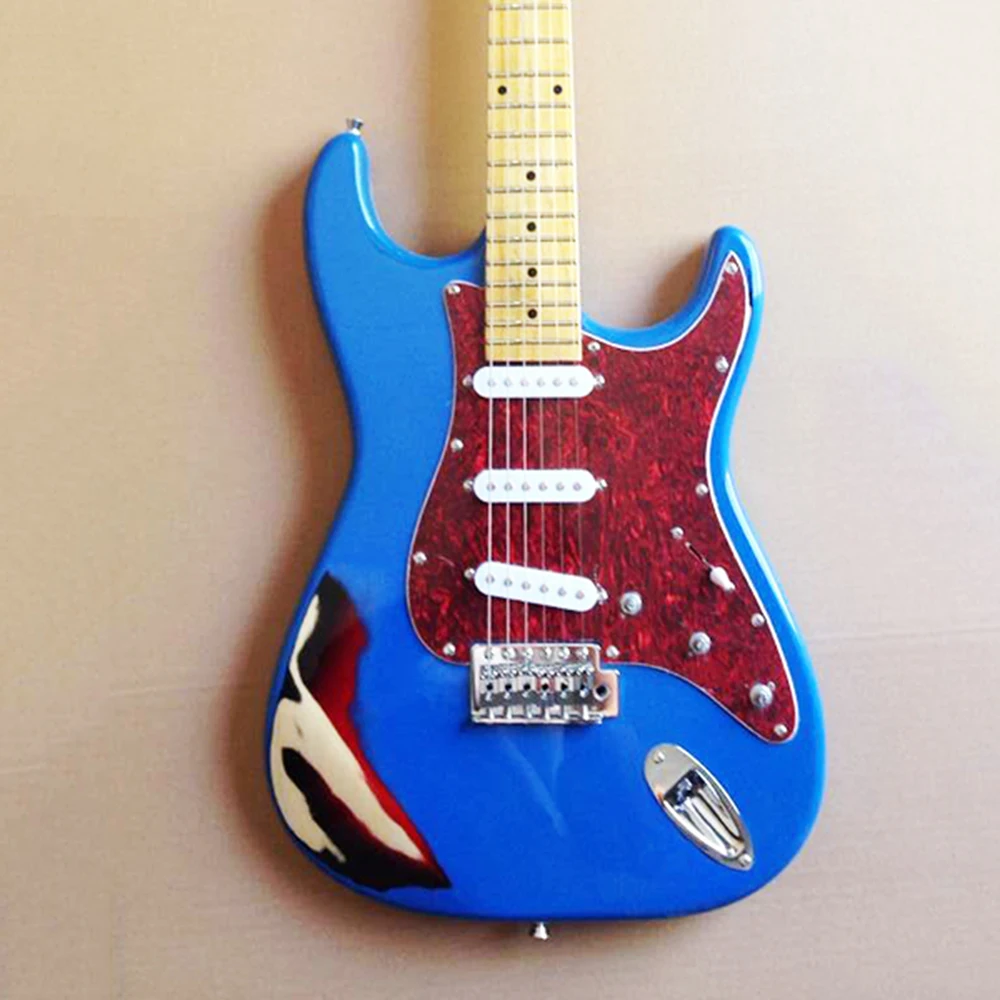 High Quality Diy Electric Guitar Kit Antique Unfinished Closet Classic