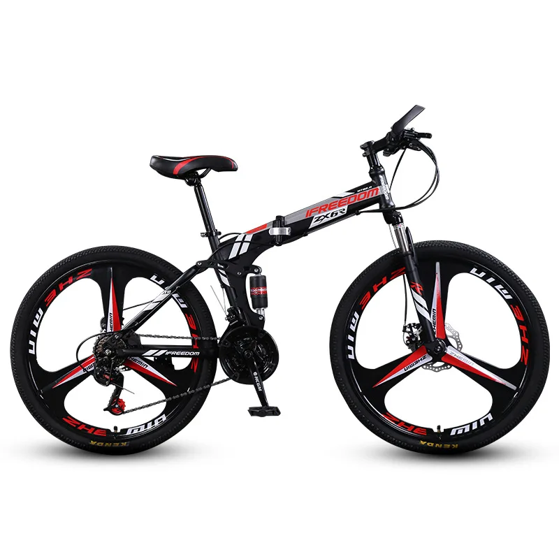 

Light Weight Aluminum Alloy Frame Mountain Bike 26/24 Inch 21 Speed Bicycle, Multi color