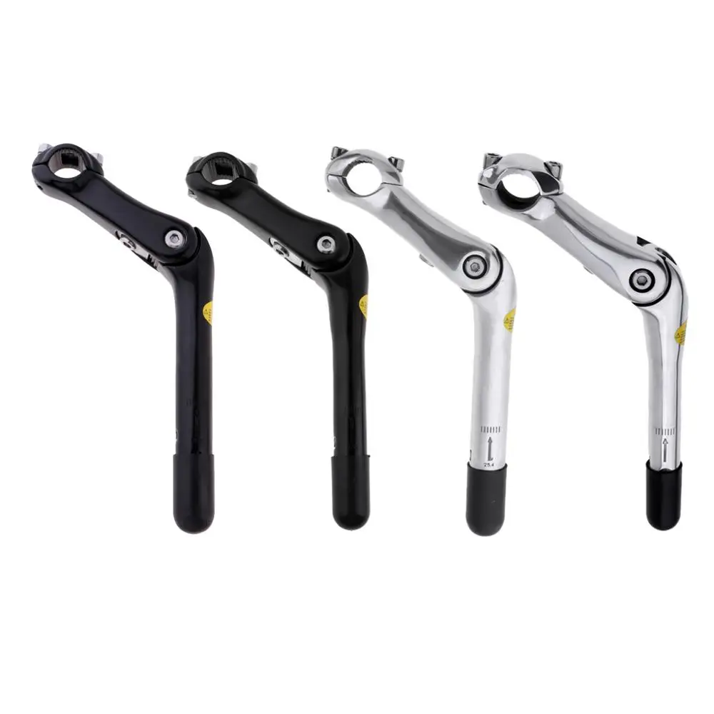 Adjustable Angle Bicycle 25.4mm Handlebar Stem Riser Aluminum Alloy Front Fork Stem Adapter 25.4/22.2mm 180mm Bike Accessories