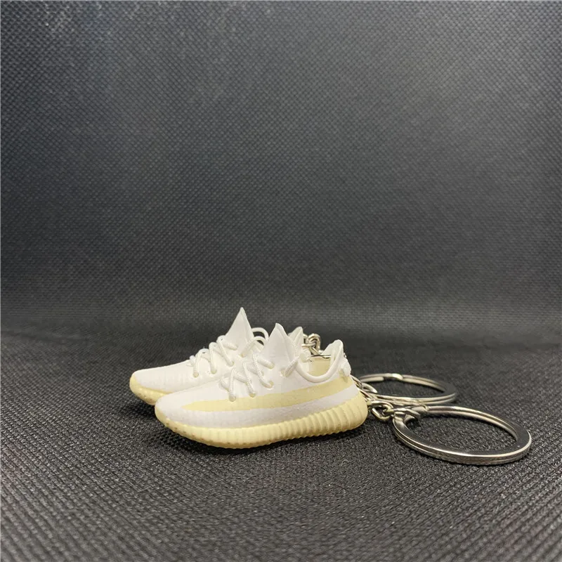 

Soft Pvc keyring sneaker accessories sports Shoes Mini Plastic Yeezy Shoes rubber 3D Sneaker Keychain