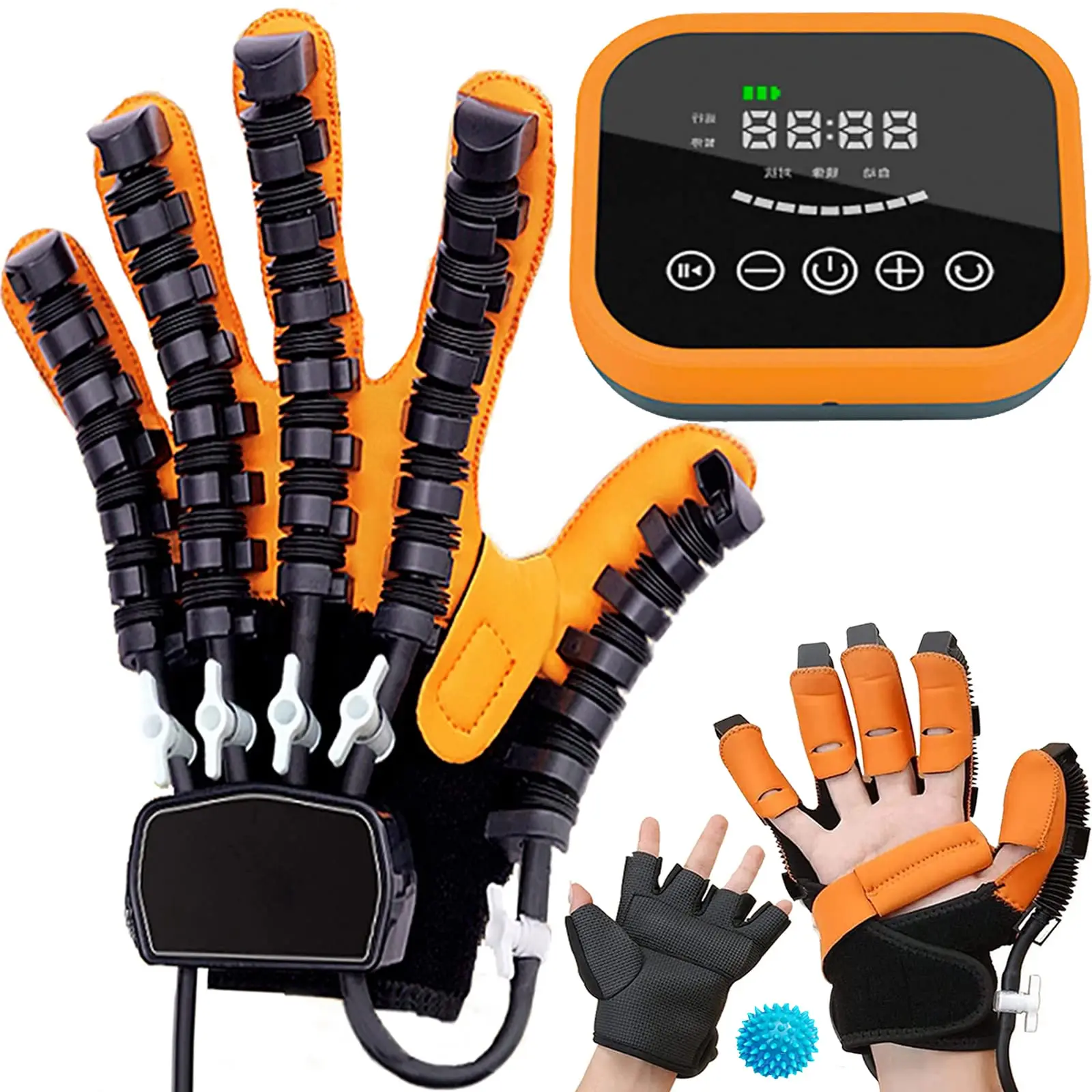 

now Elderly paraplegic hand function finger movement trainer Stroke rehabilitation robot gloves