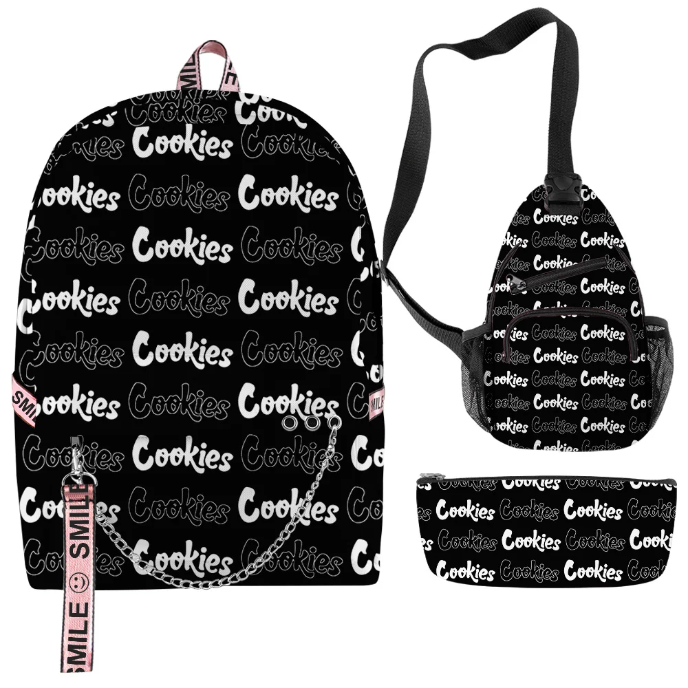 

Amazon coo-kies Backpack 3D Printed Oxford gashouse coo-kies backpack hook loop fabric smell proof backpack coo-kies laptop bags