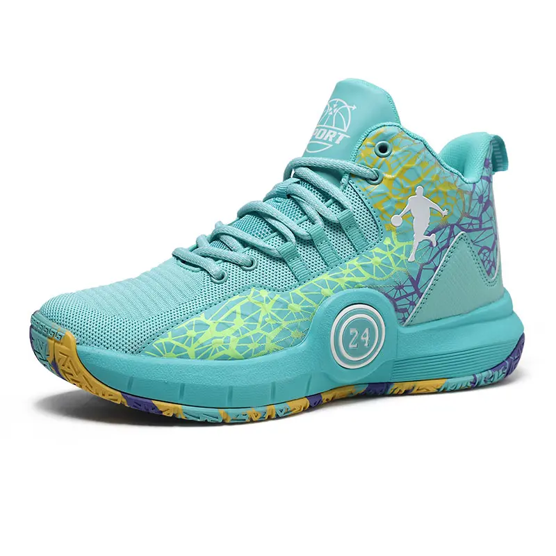 

New latest High-top Air Cushion Outdoor Casual Sports Shoes Fashion Mens Basketball Shoes