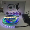 LED strip trailing automatic color change article 12V waterproof lamp article 30leds/m meteor shape water running lights