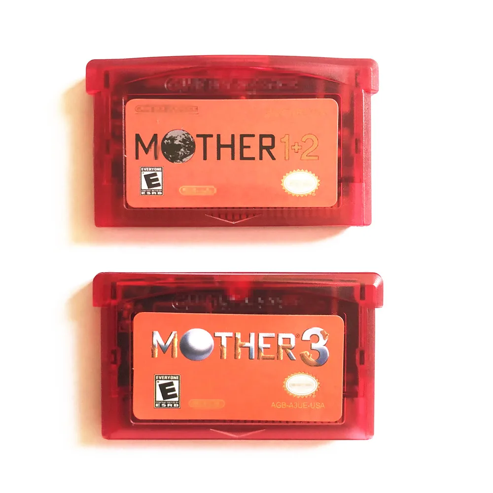 

wholesale Support Saving Games Mother 3 and 1+2 English version 32 bit game cartridge for gba sp