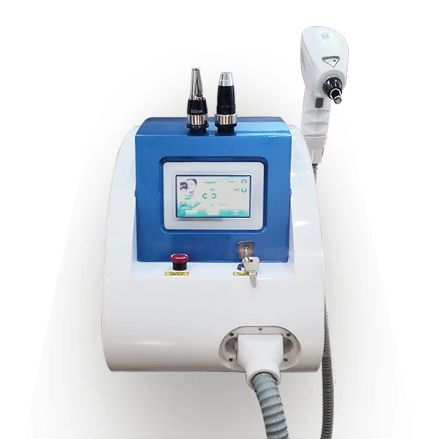 Portable 2 in 1Q Switch Nd Yag Laser Machine for Tattoo Pigment Removal Skin Tightening with Factory Price on Sale