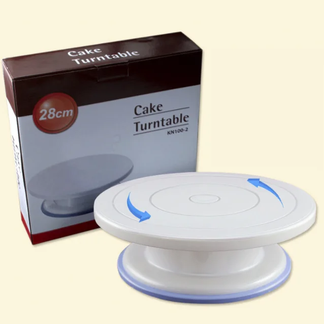 

Baking tools accessories cake decorating Stand Boards Plastic Round Rotating Cake Turntable tools, Custom color