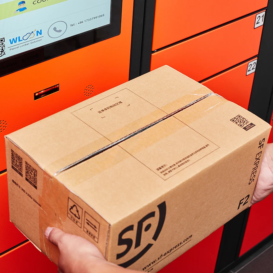 
Accept Customized Smart Parcel Locker Intelligent Parcel Delivery Locker In Multi-language 