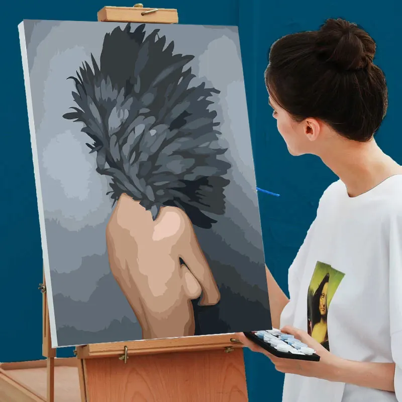 

Acrylic Arts Personalize DIY colour by numbers Custom Dropshipping painting by numbers