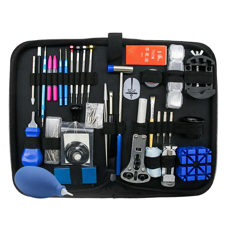 

Watch Repair Kit Professional Watch Case Opener Spring Bar Tools Watch Band Link Pin Tool Set with Carrying Case