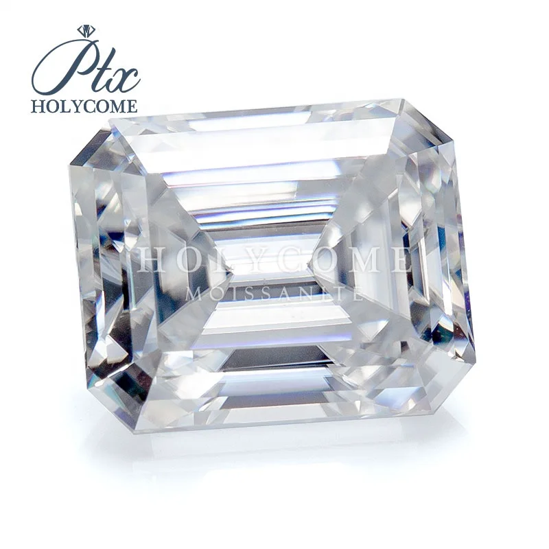 

HOT SALE Factory direct selling white moissanite 7*10mm emerald cut loose moissanite diamond jewelry