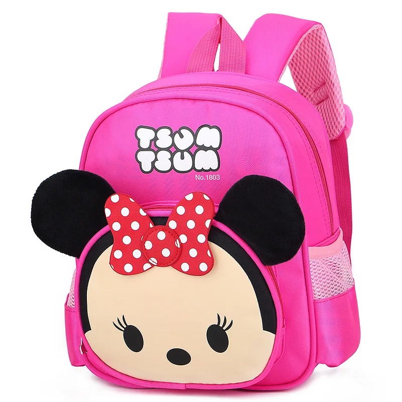 

Unisex 2020 new mouse ear cartoon kids preschool bag children primary school backpack, As picture show