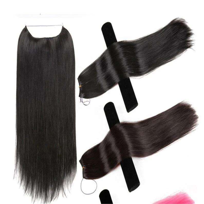 

JHCENTURY Multicolor Straight Long Synthetic Hair Extensions