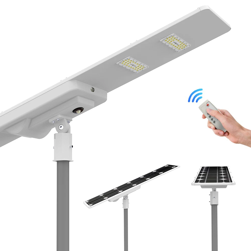 Manufacturer led  60W  IP66 Protection Monocrystalline solar panel solar street light