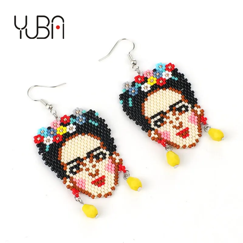 

Earrings Seed Beads Handmade Woven Jewelry