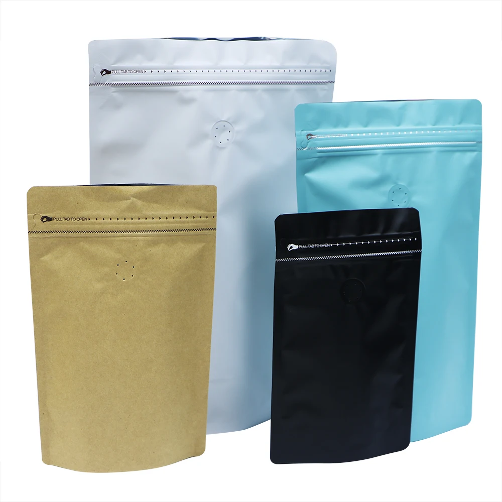 

New technology Factory direct sales sealable coffee bag high quality side gusset coffee plastic pouch tin tie coffee bag