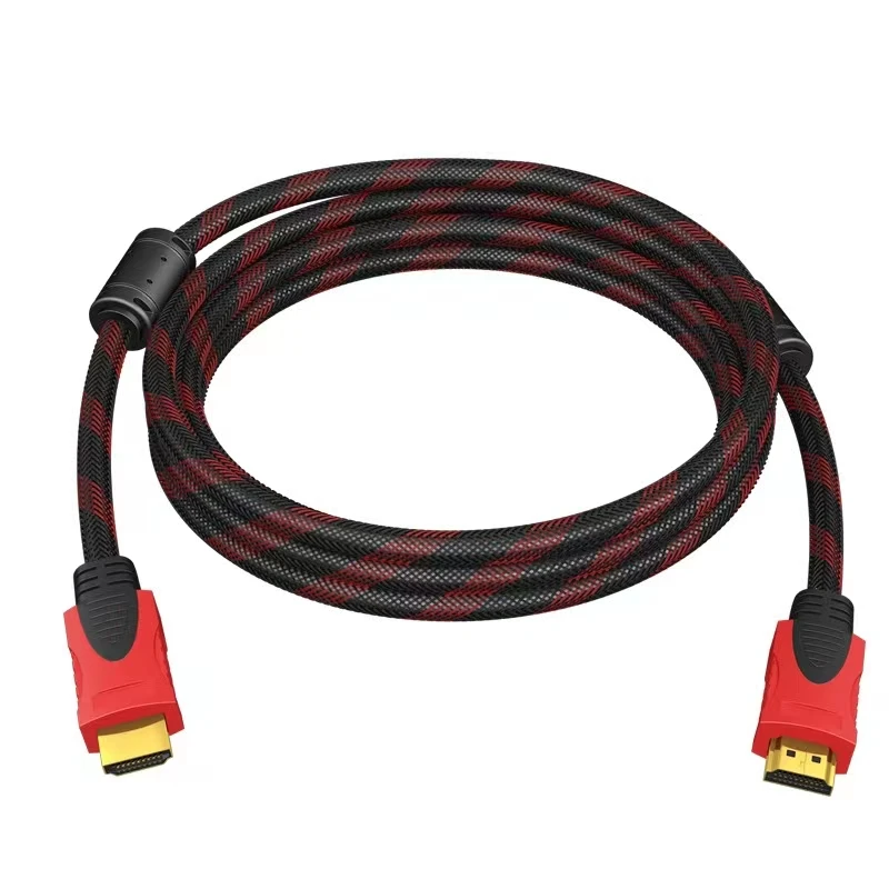 

Gold plated 1.4V 1080P braid HDMI Cable video cables Male hdmi 1080P 3D Cable for HDTV 0.5m 1m 1.5m 2m 3m 5m 10m 12m 15m 20m