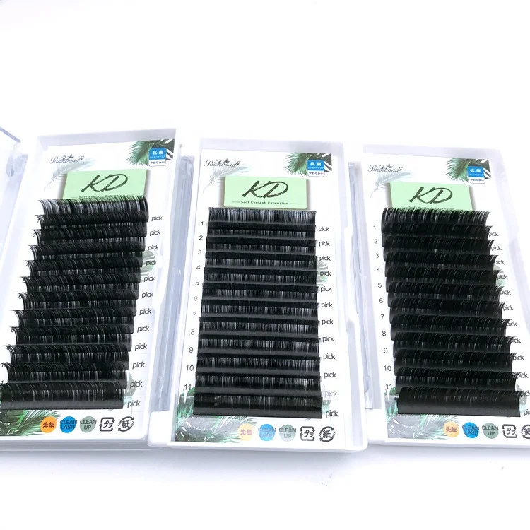 

Eyelash extension private label OEM/ODM all sizes mink individual eyelashes volume lash extension suppliers, Matte black