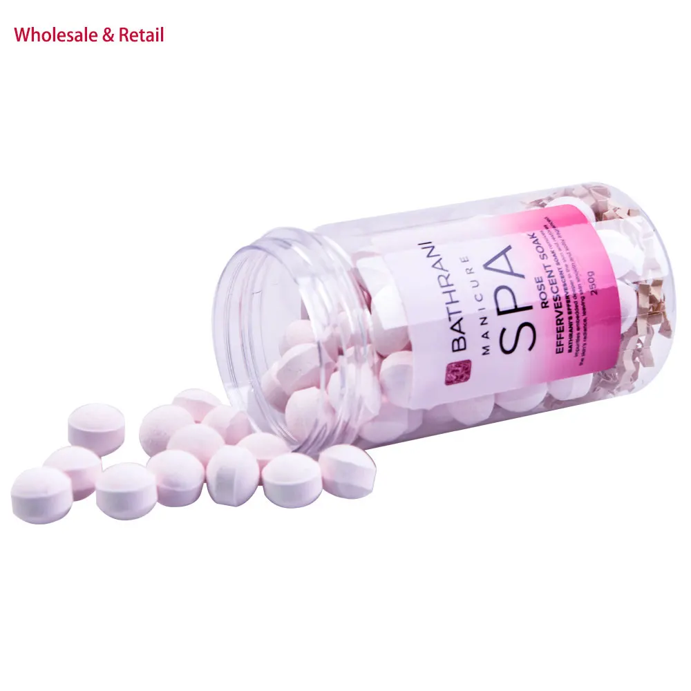 

Da Bath Bomb Mini Bath Fizzer Hand Spa Care Private Label With Box, Pink