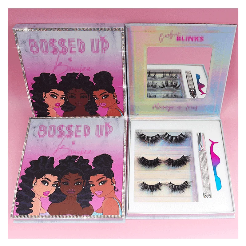 

Eyelashes Vendor 2021 Hot Seller Lashes5d Wholesale Vendor Bulk Mink Strip Eyelashes/3d Mink Eyelashes Hand Made Faux Mink LASH, Black