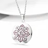 YOGA Stainless steel jewelry cham pendant 30MM OM hollow design Essential oil diffuser Necklace