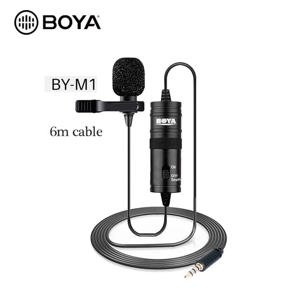 

Wholesale Lapel Speaker Microphone Boya M1 Movo Executive Lavalier, Black