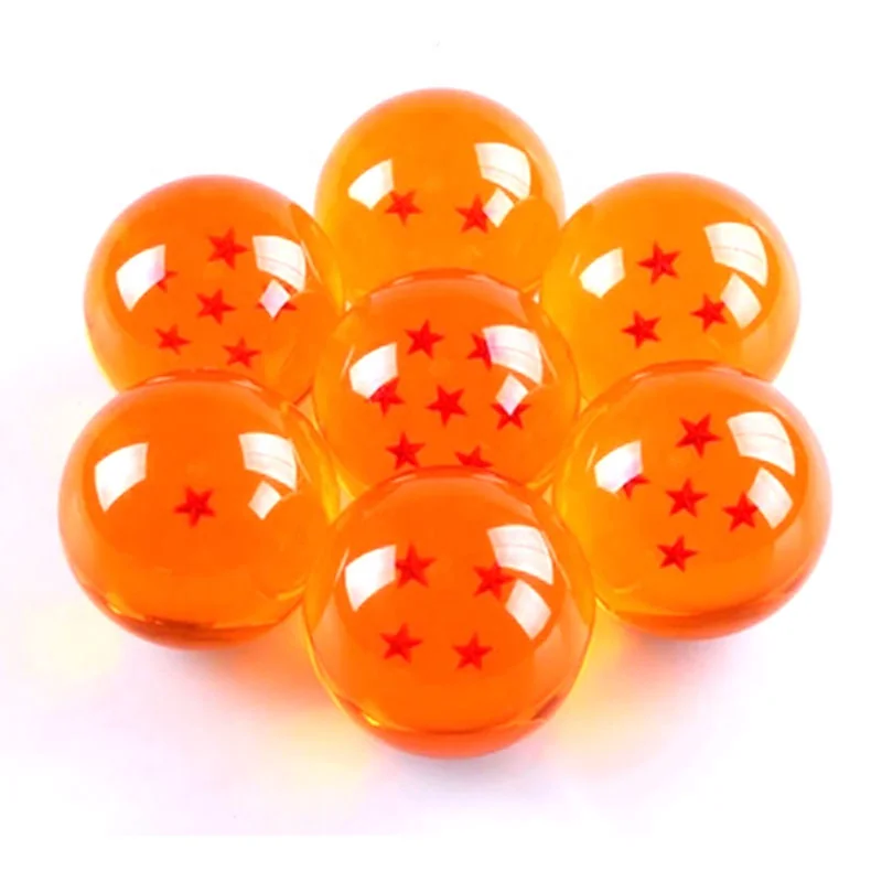 7pcs/lot 4.5cm Figure Super Star 7 In Box 7 Stars Resin Balls - Buy ...