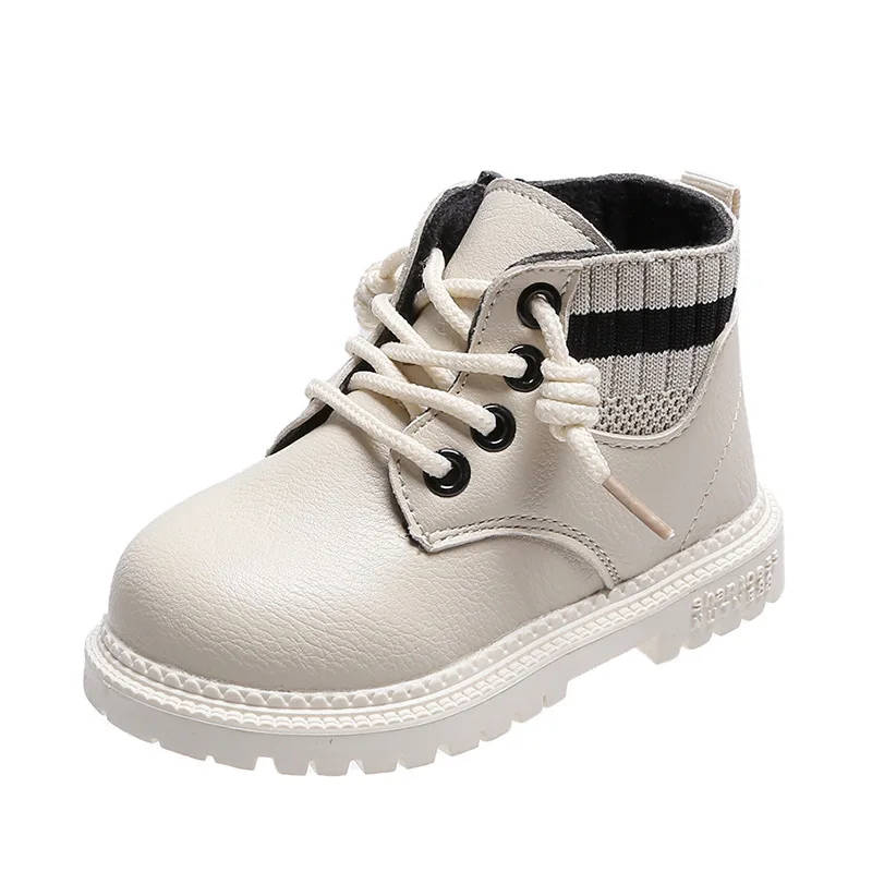

Fashion children's casual shoes lace up children's Martin boots