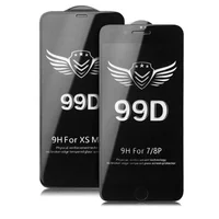 

Full Covered 99D Tempered Glass For iPhone 6 6S 7 8 Plus X XS XR 11 Pro Max Screen Protector