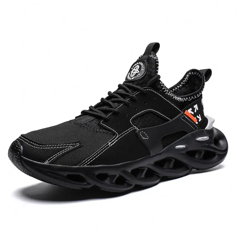 

New Style Big Size Sport Men Running Outdoor Shoes Lace-up Lightweight Shoes