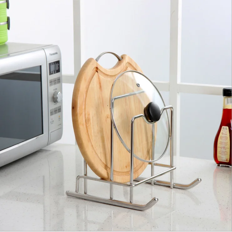 

Processing custom stainless steel kitchen utensils pot lid knife fork spoon chopsticks cutting board with iron bracket