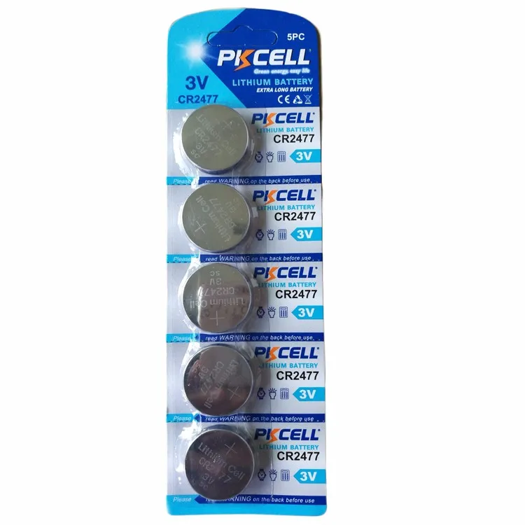 3v 2000mah Cr2477 Lithium Button Cell With Wires And Connectors Buy