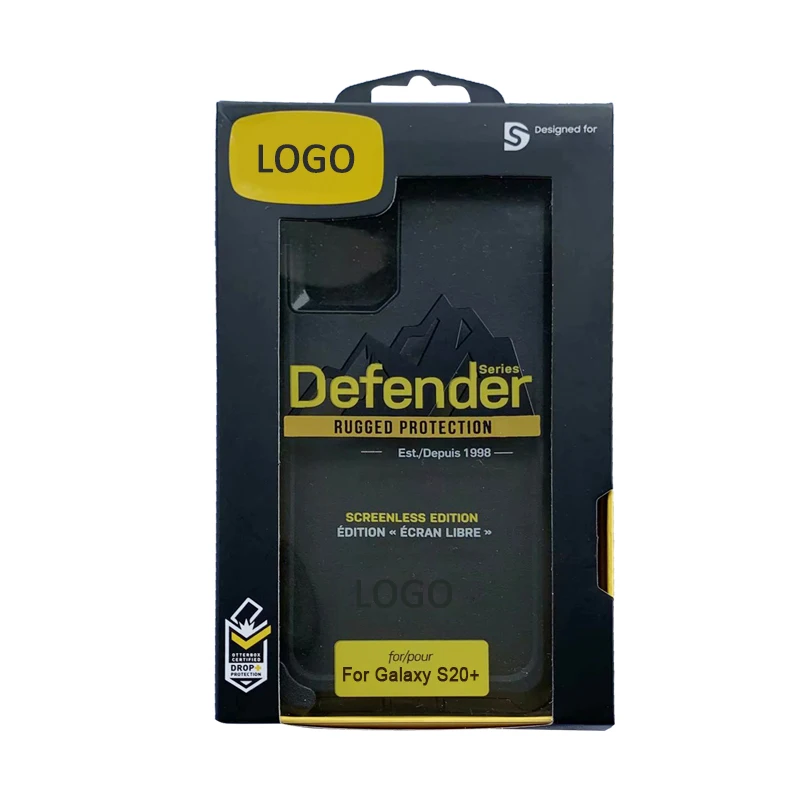 

Shockproof Hybrid Defender Mobile Phone Cases For Samsung Galaxy S21 S21 Plus Heavy Duty With Original LOGO Cellphone Cases, Black ect