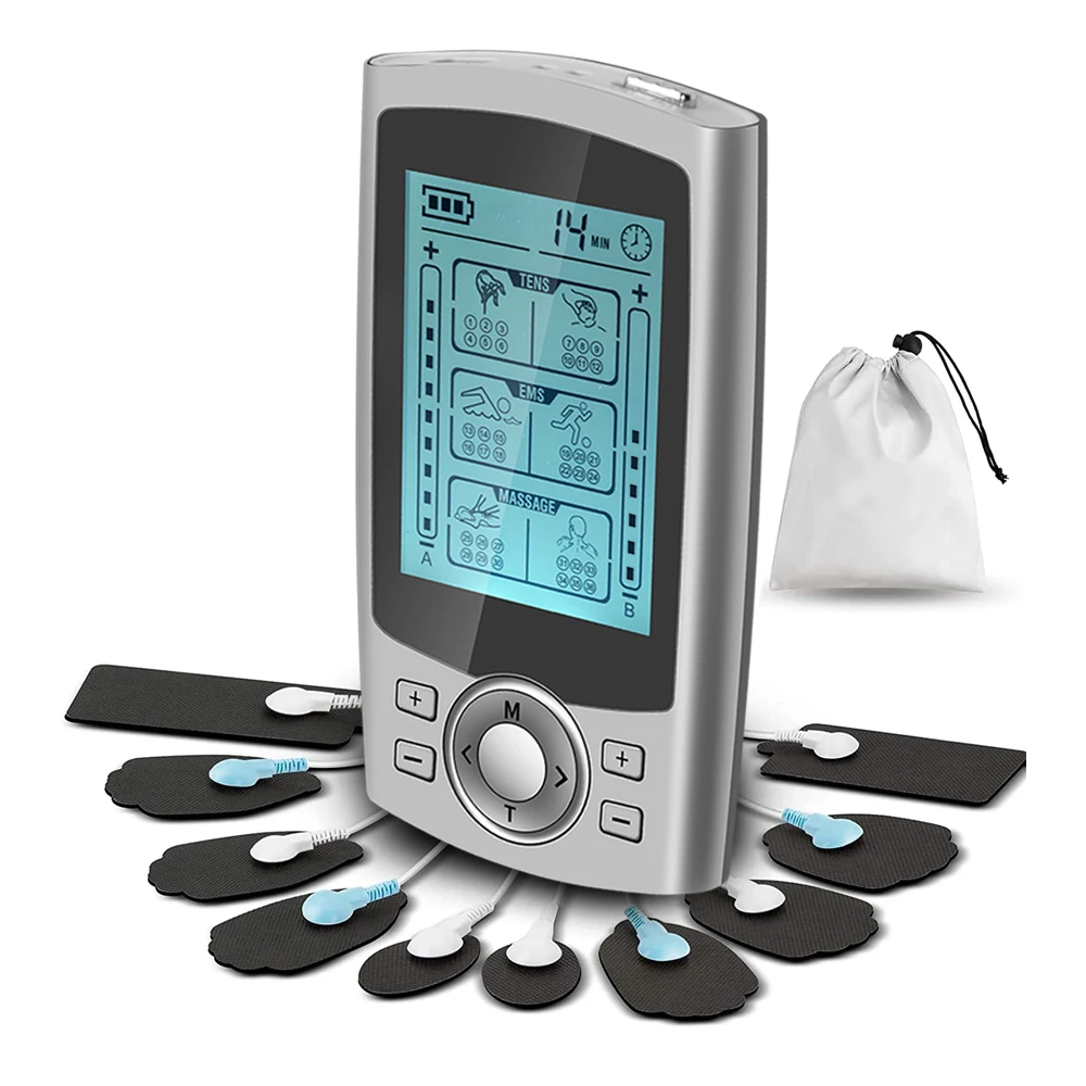

36 mode Electric Tens unit ABS Muscle Stimulator Ems Acupuncture Body Massager Herald Digital Therapy Machine For Pain Relief
