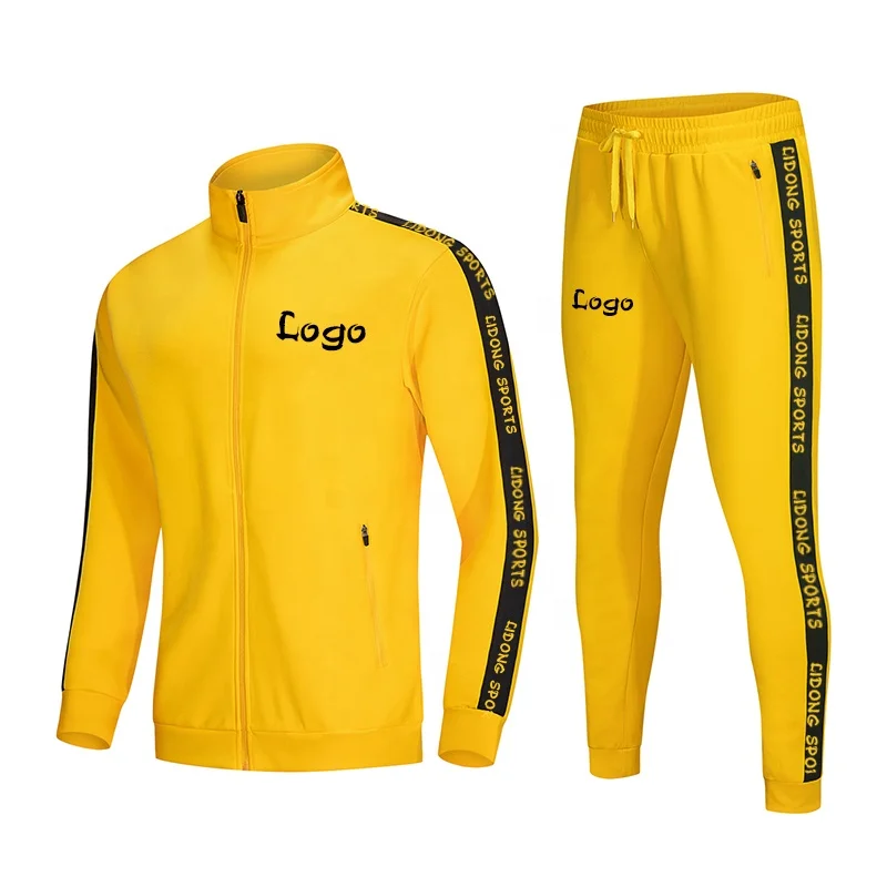 

Casual Sport Slim Fit Polyester Track Suit Men Jogger Tracksuit With Own Design and Logo