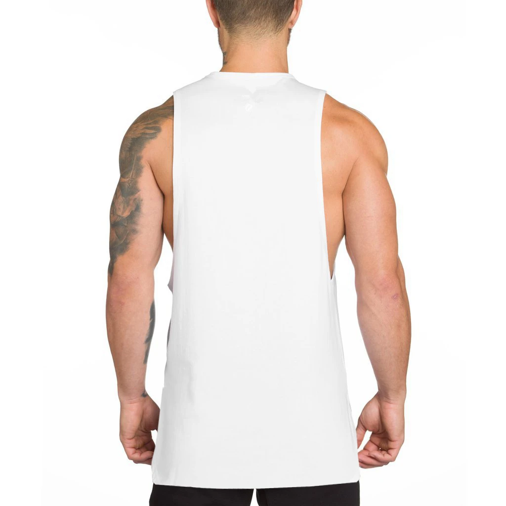 
Wholesale Manufacturer New Design Cotton Comfortable Sleeveless Men Tank Tops Fitness Singlet Bodybuilding Workout Gym Vest 