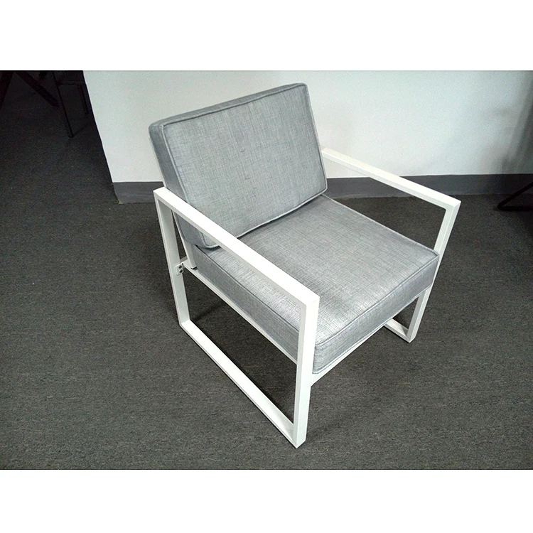 
All aluminum 5pcs KD(knock down) patio sofa set metal garden furniture modern outdoor furniture tube sofa set 