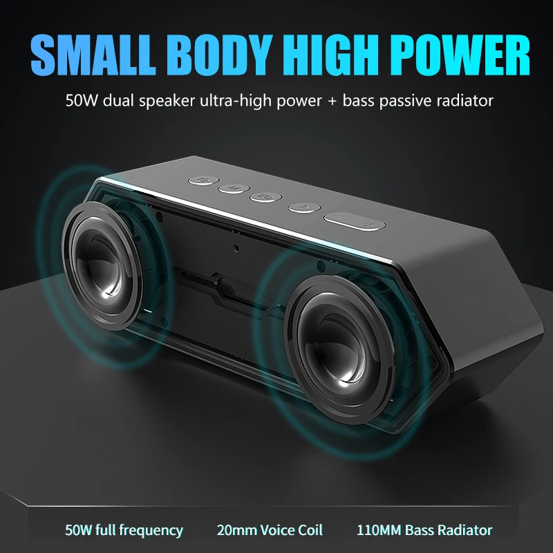 2021 Amazon Hifi Best Stereo Portable Outdoor Mini XDOBO 50W Waterproof IPX5 Shower Wireless Bluetooth Speaker - ANKUX.COM