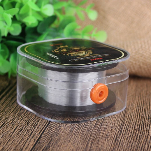 

100m 0.3mm High quality High Wear Resistance 100% Fluorocarbon Fishing Line, Transparent