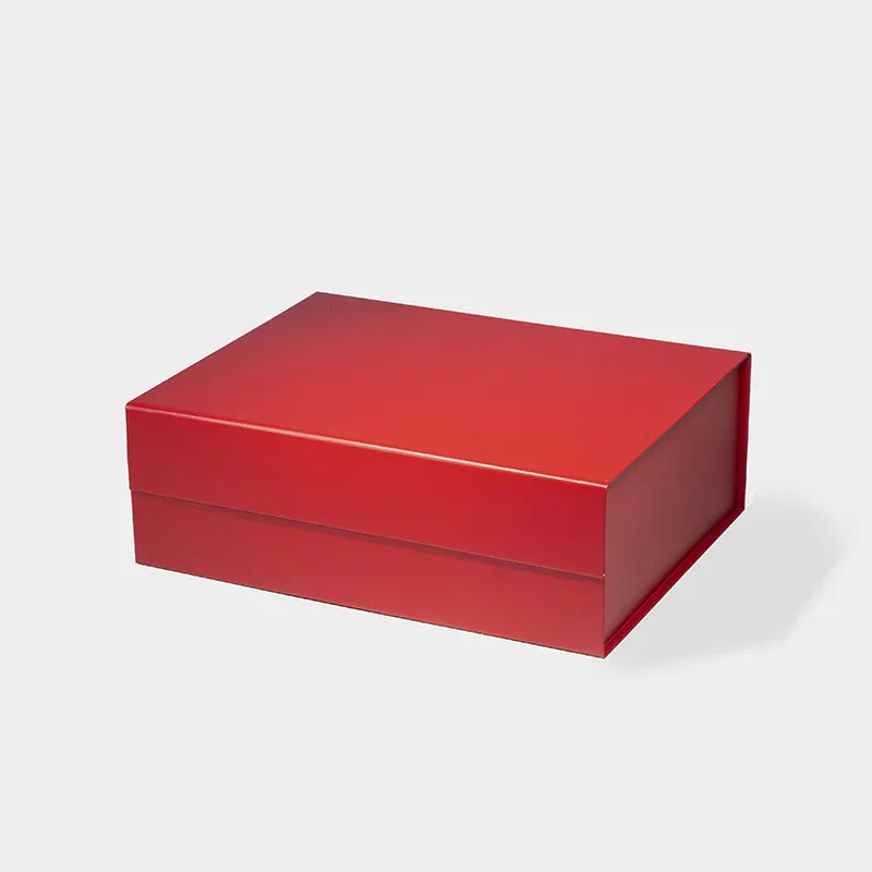 

Custom fast shipping bulk red A4 deep magnetic gift mailer box packaging wholesale