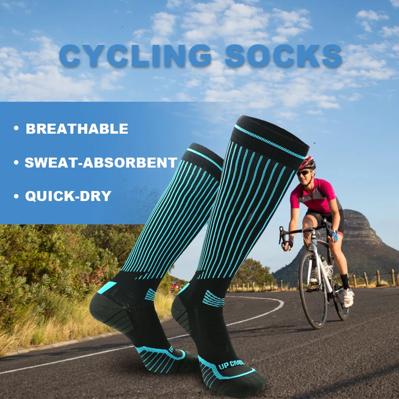 

upgrade unisex cycling sports colorful custom compression socks, Man 3 color /women 3 color also can custom