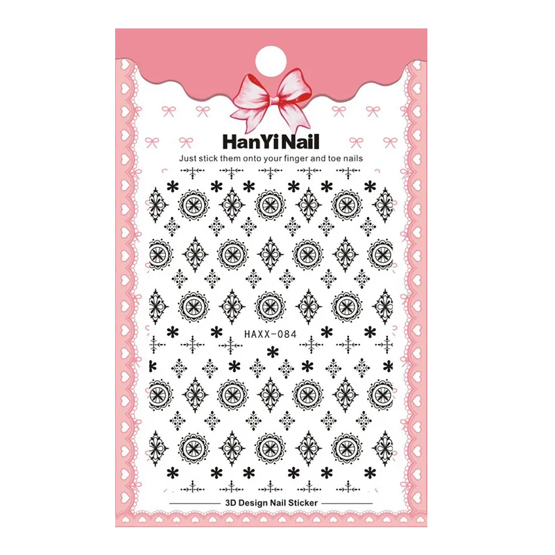 

HAXX 101-122 2021 Leaf shape. Animal shadows. Linear. Irregular pattern Nail Sticker Gold silver Nail Sticker, As pictures show